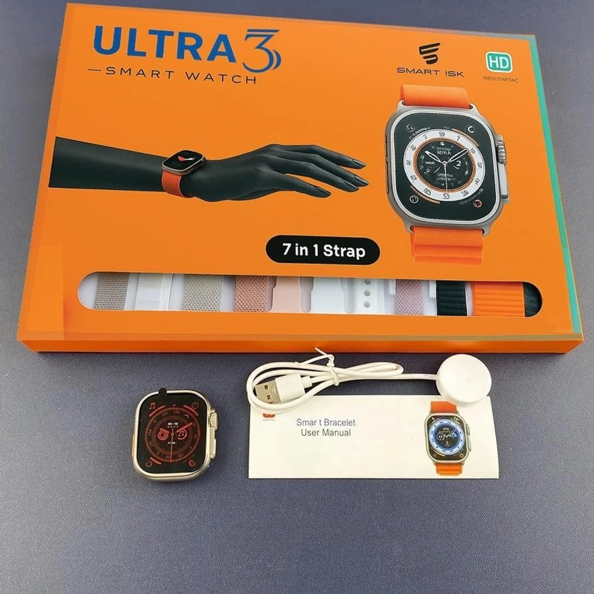 ULTRA 3 7IN1 SMARTWATCH COMBO (BUY 1 GET ONE FREE*)